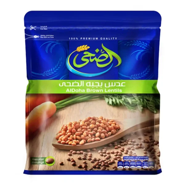 الضحي عدس بجبه 500 جم