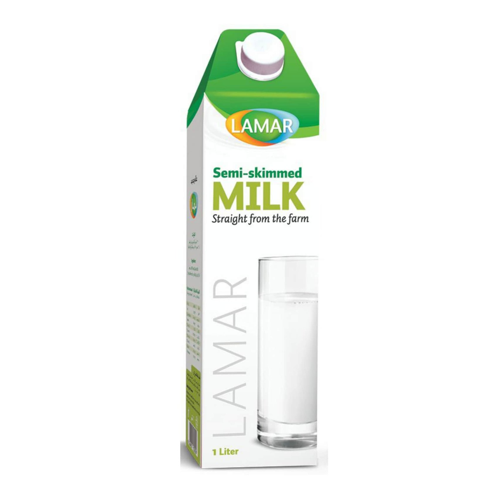 حليب لمار نصف دسم