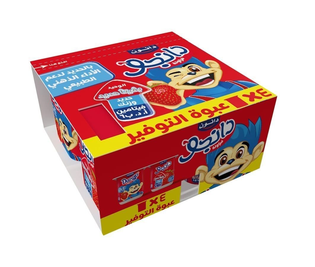 دانجو فراوله 85جم 4كوب