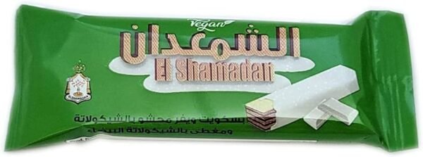 شمعدان شكلاته بيضاء