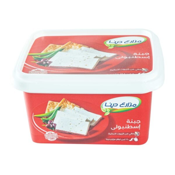 جبنه ابيض اسطنبولى 450 جم مزارع دينا