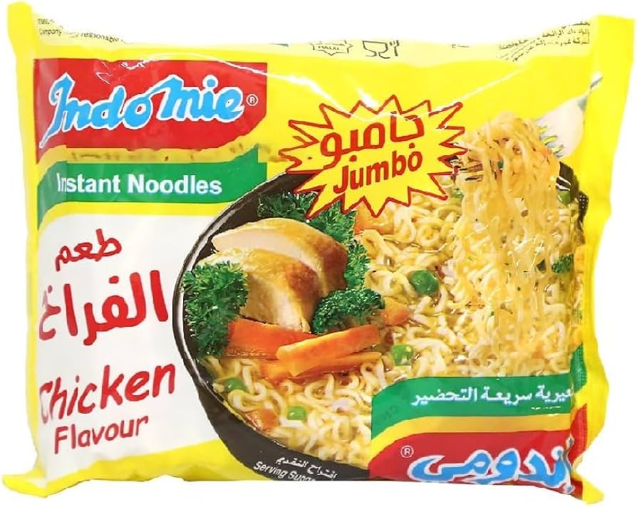 اندومي بطعم الفراخ جامبو