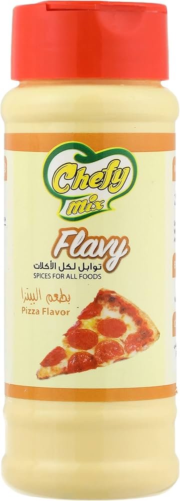 نكهة البيتزا علبه 90جرام شيفى