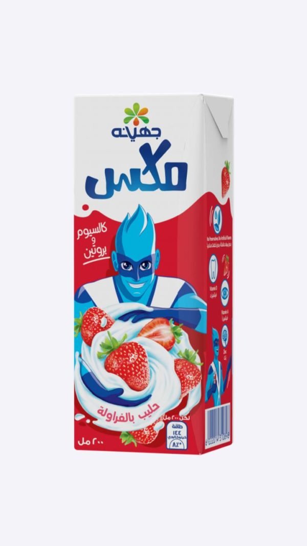 جهينه مكس حليب بالفراوله 200 ملي